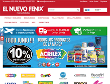 Tablet Screenshot of elnuevofenix.mx